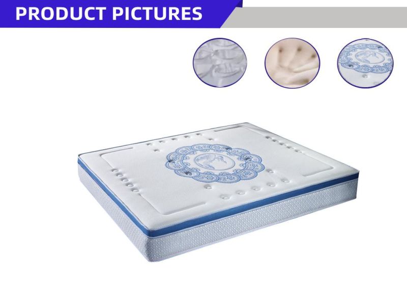 Home Furniture Confortable Indepandent Pocket Spring Compressed Rolled Bed Mattress Supplier