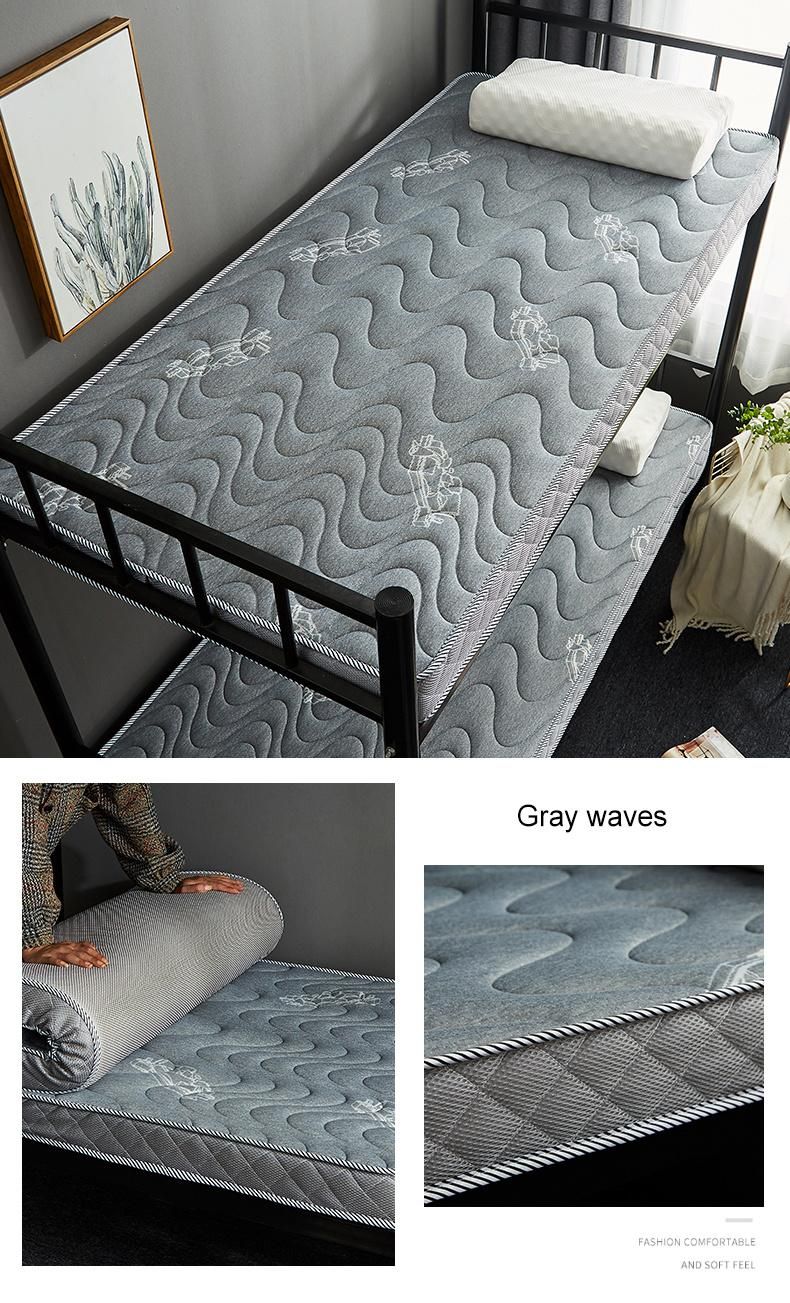 Student Bed Mattress Thick 6cm Multi-Purpose Soft Natural Latex Double