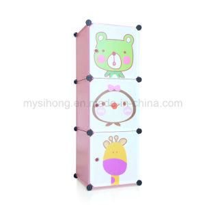 3 Door DIY Availiable Folding Resin Wardrobe