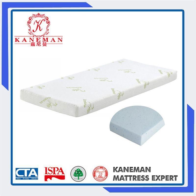 Good Sleep Well Thin Aloe Vera Memory Foam Mattress Topper Made in China