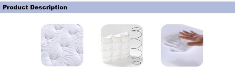 Pillow Euro Top Full Size Memory Foam Rolling-up Pocket Spring Coil Mattress
