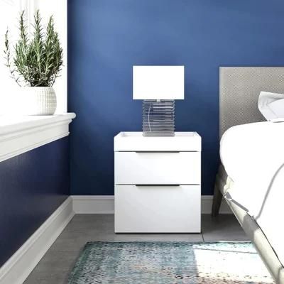 White Color Nighstand Bedside Table Side Table for Living Room