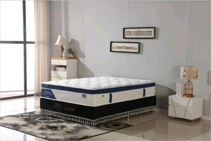 Queen Size 10 Inch Pocket Spring Mattress Cheap Price Vacuum Roll in a Box