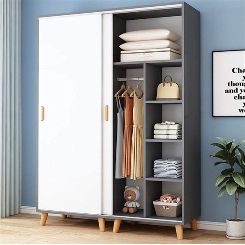 Available 4 Drawers White Pb Melamine Wardrobe