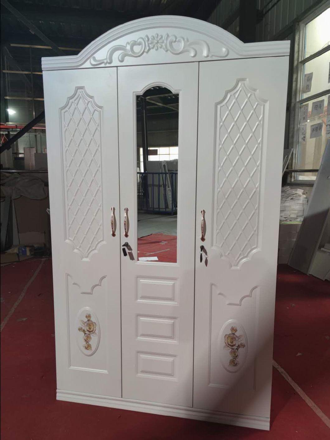 2020 Latest Design Steel Filing Cabinet Wholesale Wardrobe with Mirror