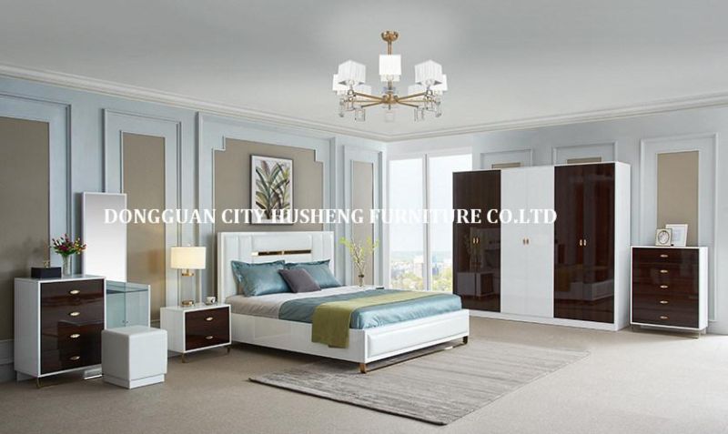 New Simple Design Modern Bedroom Set with Comptitive Price