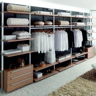 Custom Bedroom Steel White Sliding Wardrobe Closet