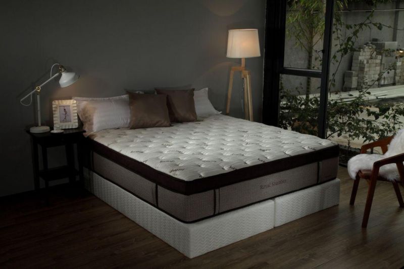 Foshan OEM/ODM 10 Inch Height Euro Top Queen King Size Bed Mattress Pocket Spring Mattress