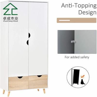 Modern Luxury Home Living Furniture Closet Wooden Wardrobe Cheap Wholesale