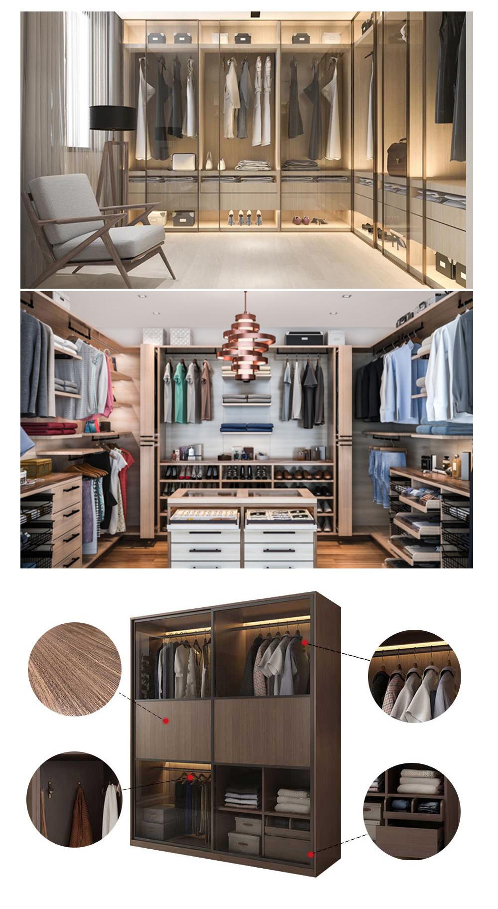 Modern Simple Lacquer Walk in Wardrobe Closet Modern