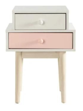 Nova Msca001 43*38*54cm Solid Wood Melamine Pink Night Stand