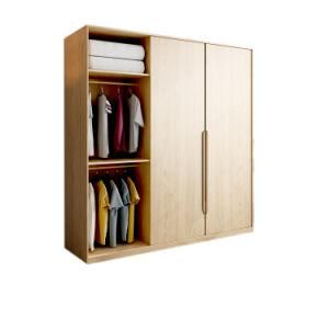 New Design 2 Colors Sliding Door Chipboard Wardrobe
