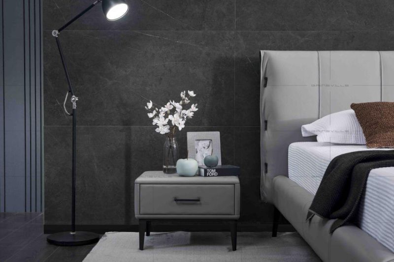 Modern Home Furniture Manufacturer Upholstered Leather Bed Sets Bedroom Furniture