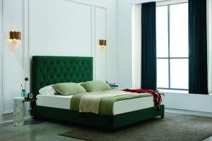 Sk02 Hotel Furniture Bed Foam Mattress Leather Bed