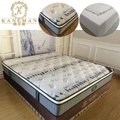 Chinese Mattress Manufacturer Offer Rolling Packing Pocket Spring Mattress Roll in Box