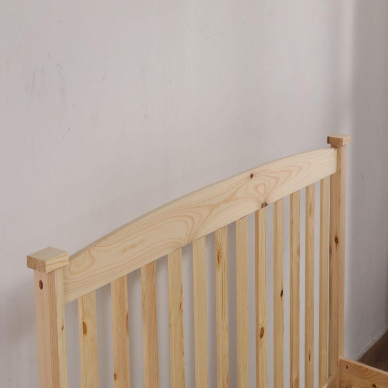 Modren Bedroom Furniture Wooden Varnish for Children Queen / King Bed