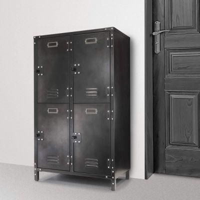 Factory Direct Selling 4 Door Steel Storage Locker Cabinets for Home Office School