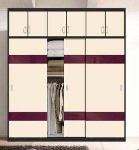Wooden Sliding Door Wardrobe for Bedroom (ZH001)
