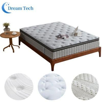 Impeccable Details High Quality Independent Support Latex Hybrid Coil Spring Mattress