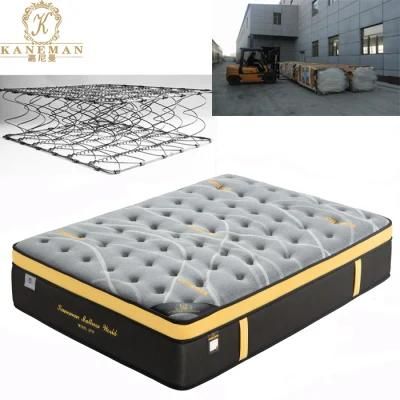 Cheap Price Luxury Continuous Spring Mattress Vacuum Compress on Pallet Wholesale