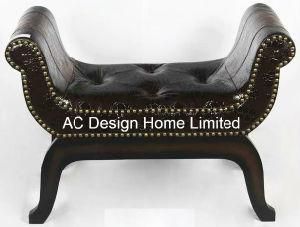 Designer PU Leather/Wooden U Shape Bench Seating