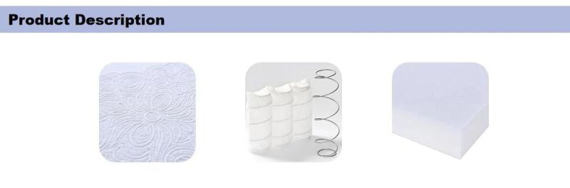 Tight Top Individual Pocket Spring Mattress Zippered Single Roll up Packing Bed