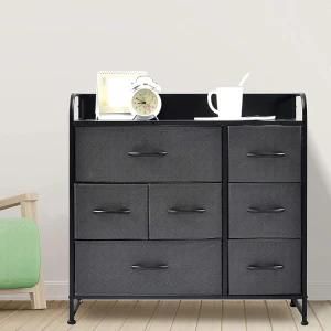China Supplier Filing Cabinets Chest 3-Tier 7 Drawers Small Part Cabinet Fabric Drawer