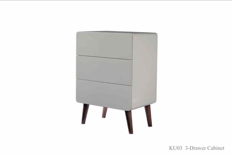 Ku03 3-Drawer Cabinet/Bedroom Cabinet/Home Furniture /Hotel Furniture/Bed Side Table