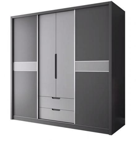 Luxury Popular Industrial Furniture Closet System Clothes Storage Cabinet Wardrobe Modern Wooden Wardrobes