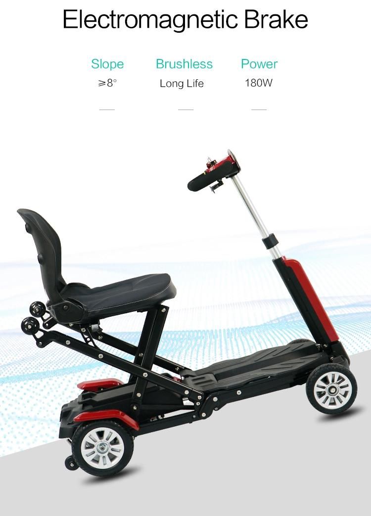 Factory Produces Four Wheel Lithium Battery Electric Scooters with CE and FDA