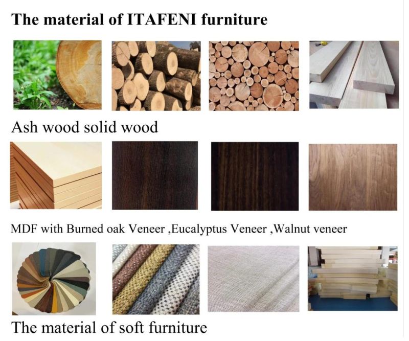 FL48 Night Stand /Eucalyptus Veneer / Steel Base Coating /Modern Furniture in Hone and Hotel