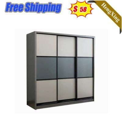 China Wholesale Modern Wooden Clothes Cabinet Home Bedroom Wardrobe Furniture