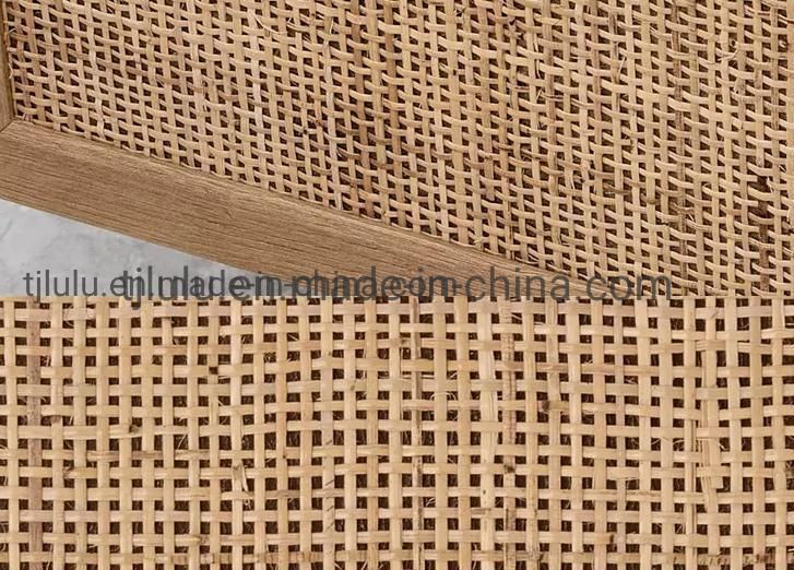 New Design Popular Wooden Rattan Small Nightstand Bedside Table Wood Frame Storage Rattan Cabinet in Living Room