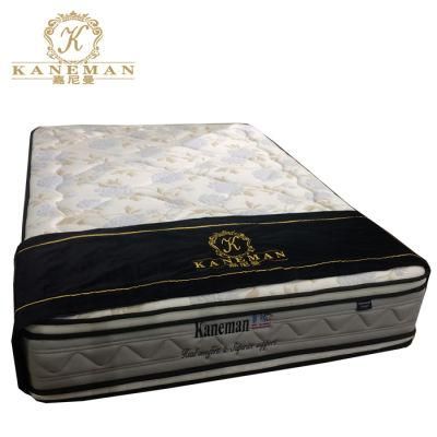 Luxury Pocket Spring Double Euro Top Two Sides Turn Over Use Mattress Cheap Price