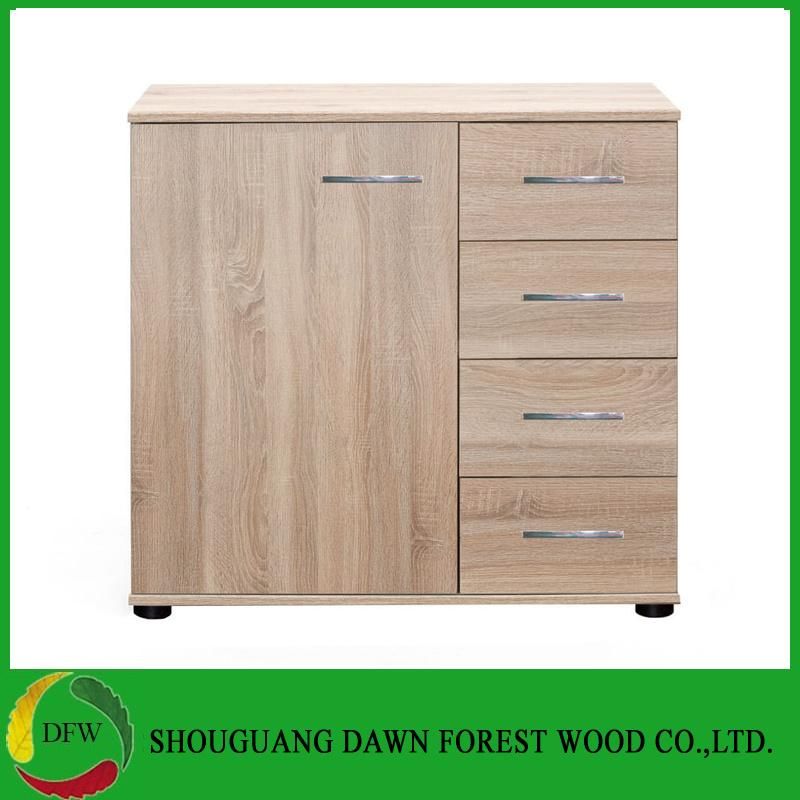 Combi Chest of Drawers 1 Doors and 4 Drawers