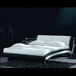 Cheap Modern PU Leather Bed (B02-A)