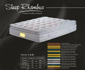 5 Star Deluxe Hotel Mattress, Foam Natural Latex Mattress, Pocket Spring Mattress--Carlos (RH59)