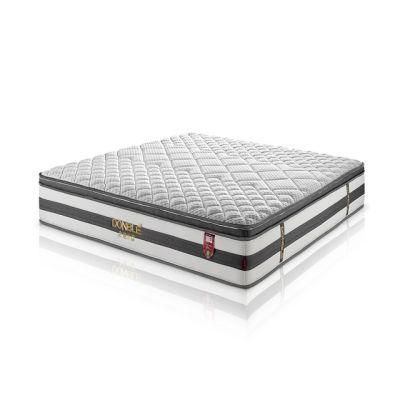 Natural Latex Bedroom Furniture Soft Jacquard Fabric Bonnell Spring Mattress