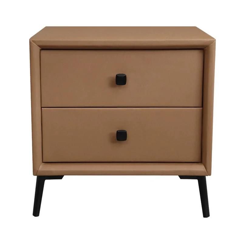 Nordic Modern Light Luxury Gray Ins Ultra-Narrow Mini Solid Wood Bedside Cabinet