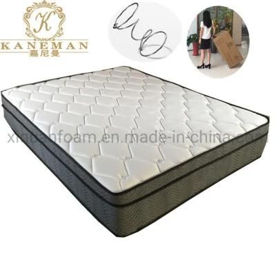 Custom Size Mattress Coil Spring Mattress Compress Mattress in a Box