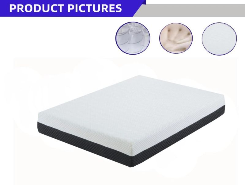 Comfortable Memory Foam Plush Top Pocket Spring Mattress Foldaway Mattress