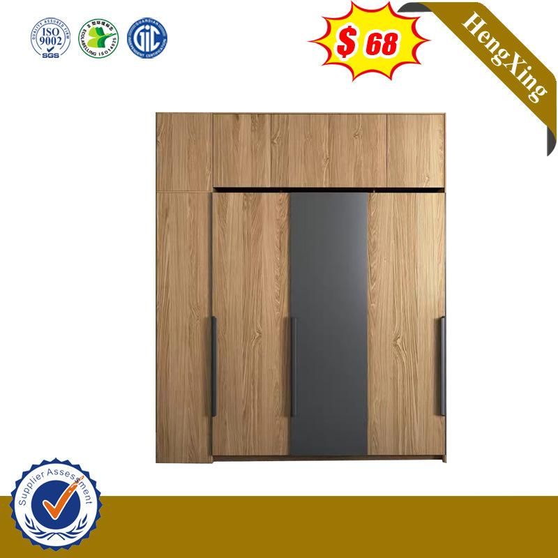 Classic Design 4 Doors Wooden Living Bedroom Furniture Wardrobe