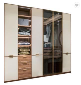 Oppein Bedroom Full Sets with African Markettwo Doors Sliding Types of Simple Wardrobe