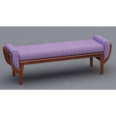 Modern Hotel Bedroom Bed End Stool Bench Furniture