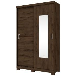 Top-Rated Laminate Modern Mirrored Sliding 2 Door Wardrobe Effect Bedroom Furniture From China Maker