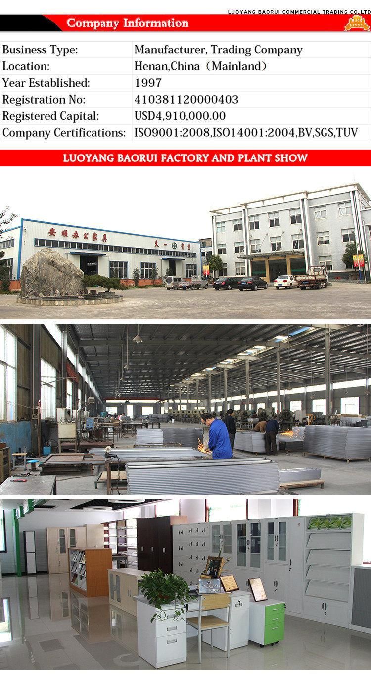 Luoyang Factory Supply Steel 4 Door Locker Storage Clothing Cabinet