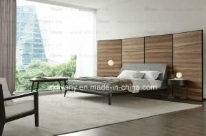 Italian Style Bedroom Wooden Bed Furniture (A-B44)