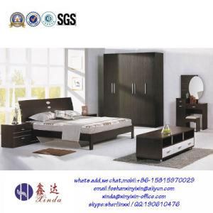 Black White Color Home Furniture Melamine Bedroom Furniture (F06#)