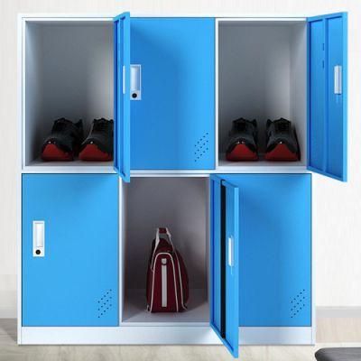 Hot Sale 6 Door Locker Cabinet Metal Steel Colorful Multi Door Locker for School or Other Public Place