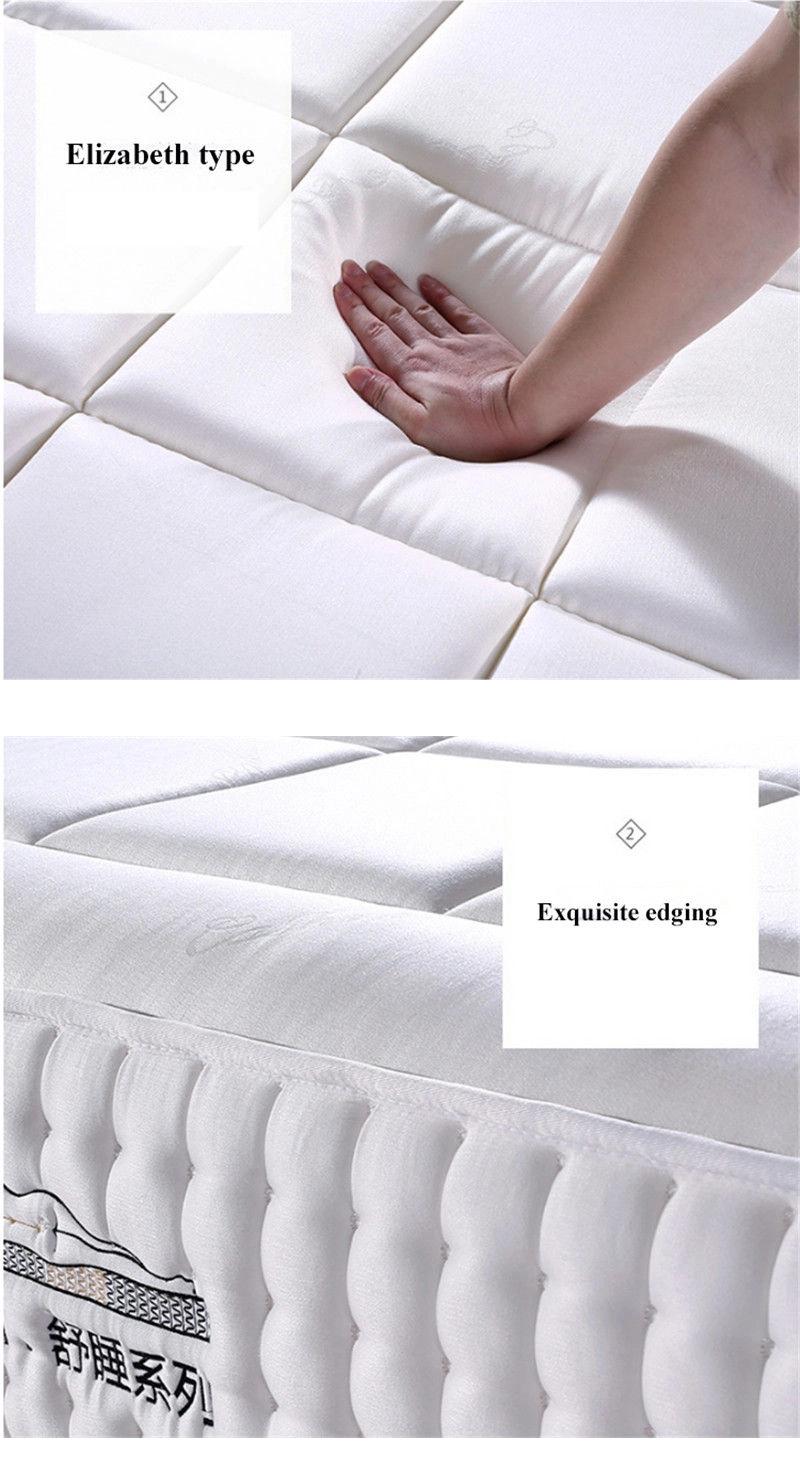 Luxurious Five-Star Hotel 12 Inch Bed Mattress Latex 2.0*2.2m Plush